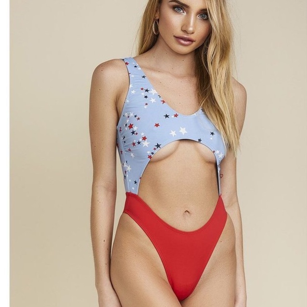 ❤️🤍💙 Dippin Daisy’s Valley One-Piece